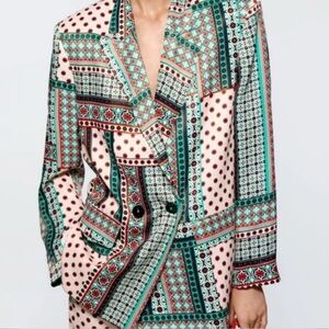 Zara printed jacket -